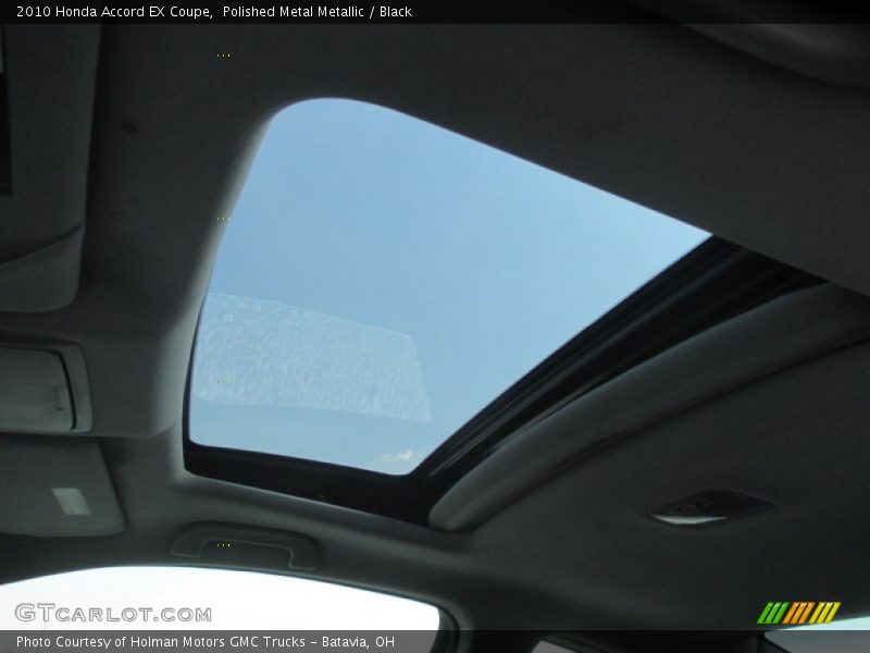 Polished Metal Metallic / Black 2010 Honda Accord EX Coupe