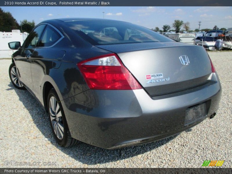 Polished Metal Metallic / Black 2010 Honda Accord EX Coupe