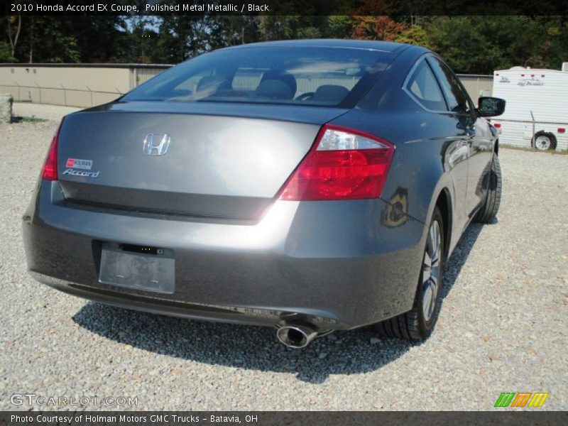 Polished Metal Metallic / Black 2010 Honda Accord EX Coupe
