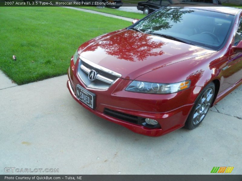 Moroccan Red Pearl / Ebony/Silver 2007 Acura TL 3.5 Type-S