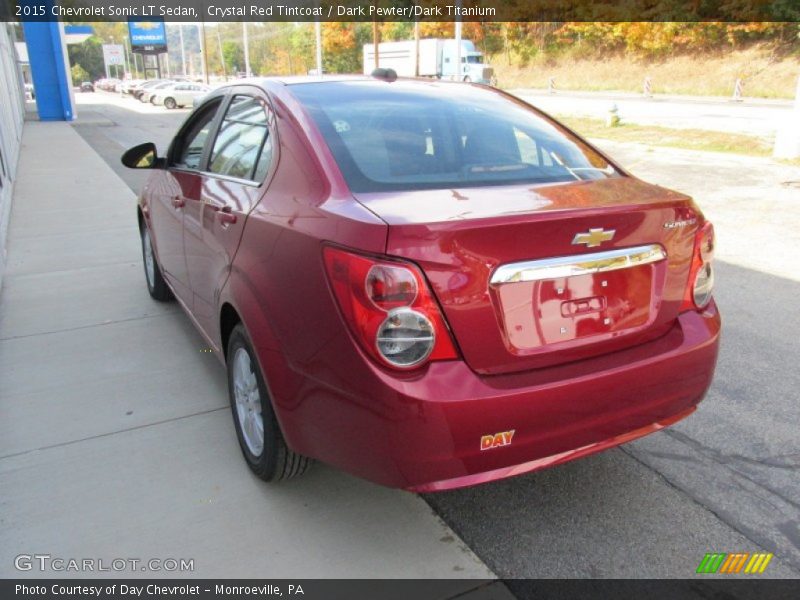 Crystal Red Tintcoat / Dark Pewter/Dark Titanium 2015 Chevrolet Sonic LT Sedan