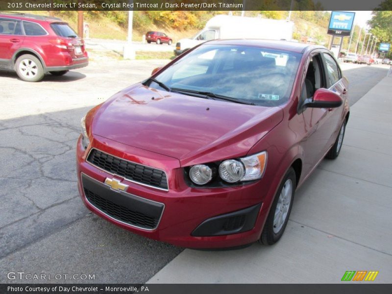 Crystal Red Tintcoat / Dark Pewter/Dark Titanium 2015 Chevrolet Sonic LT Sedan