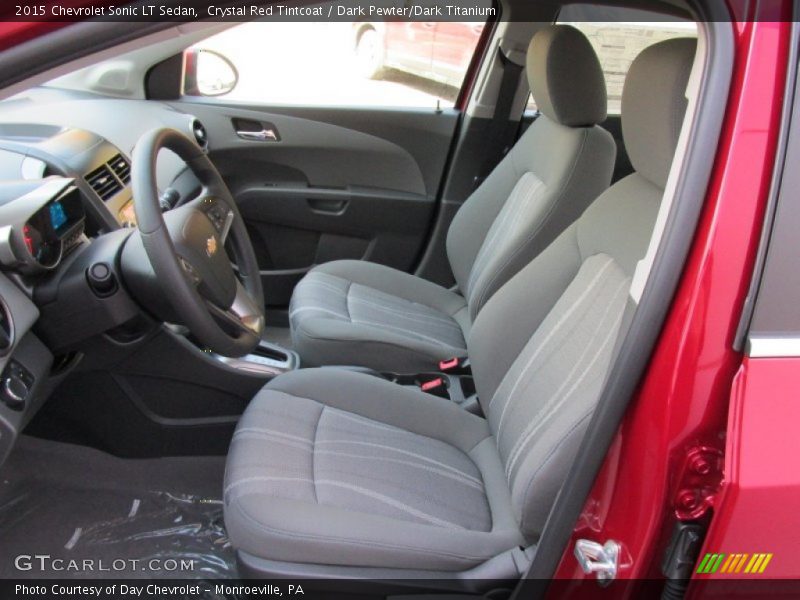 Crystal Red Tintcoat / Dark Pewter/Dark Titanium 2015 Chevrolet Sonic LT Sedan