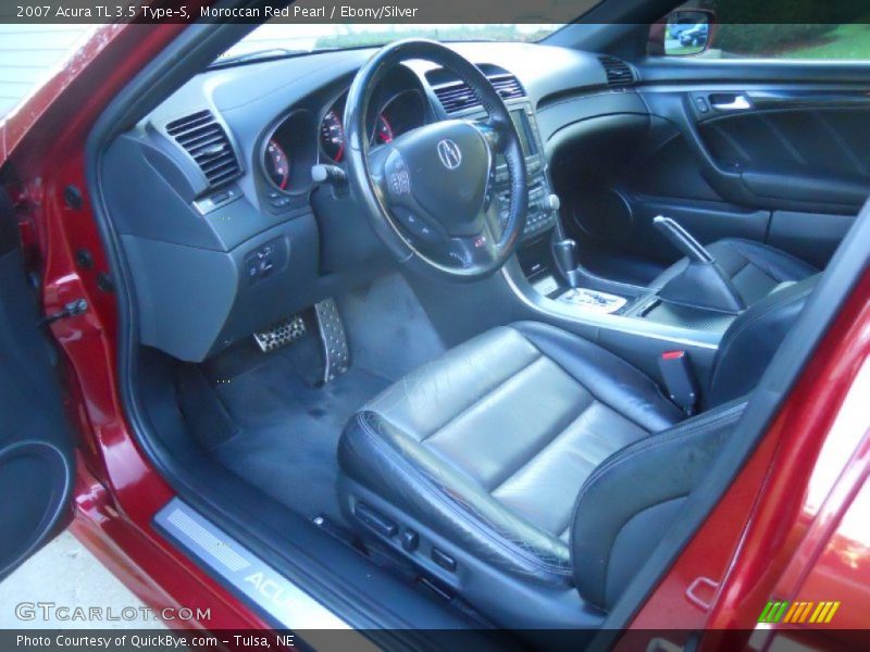 Moroccan Red Pearl / Ebony/Silver 2007 Acura TL 3.5 Type-S