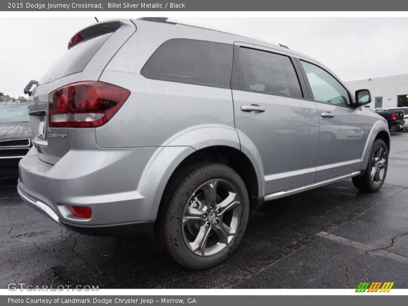 Billet Silver Metallic / Black 2015 Dodge Journey Crossroad