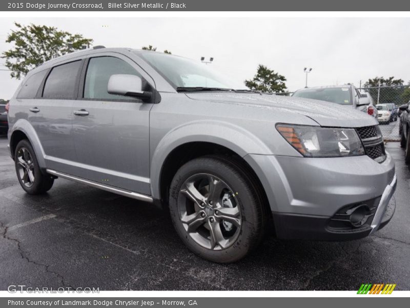 Billet Silver Metallic / Black 2015 Dodge Journey Crossroad