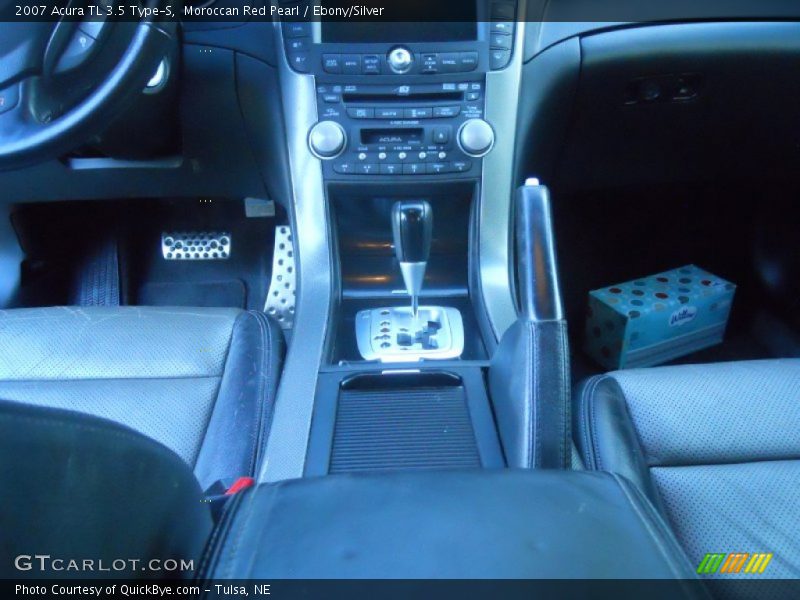Moroccan Red Pearl / Ebony/Silver 2007 Acura TL 3.5 Type-S