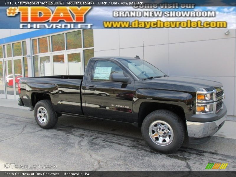 Black / Dark Ash/Jet Black 2015 Chevrolet Silverado 1500 WT Regular Cab 4x4