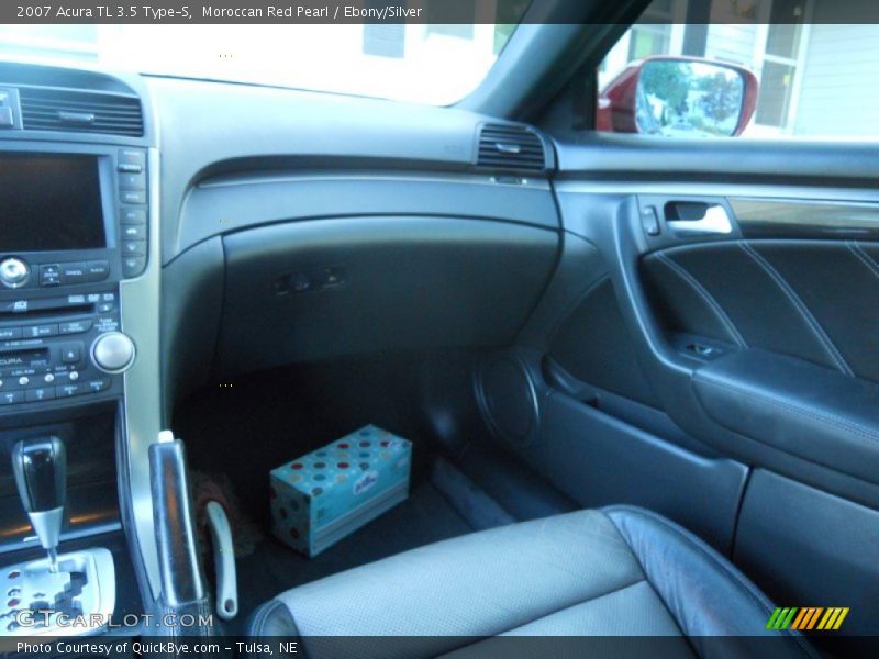 Moroccan Red Pearl / Ebony/Silver 2007 Acura TL 3.5 Type-S