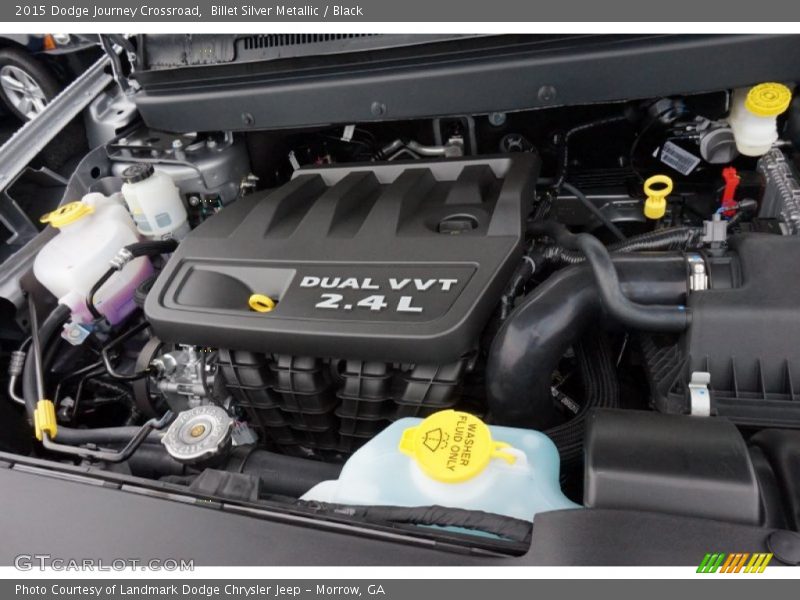 Billet Silver Metallic / Black 2015 Dodge Journey Crossroad