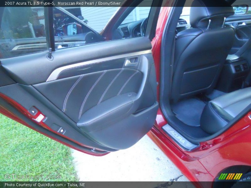 Moroccan Red Pearl / Ebony/Silver 2007 Acura TL 3.5 Type-S