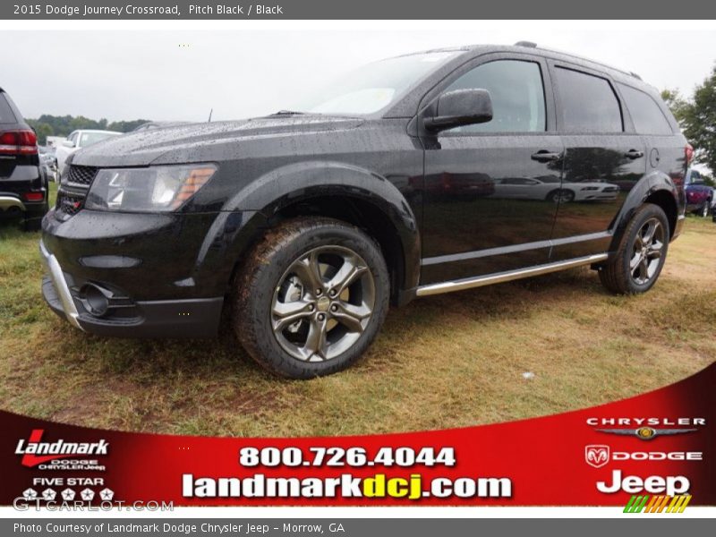 Pitch Black / Black 2015 Dodge Journey Crossroad