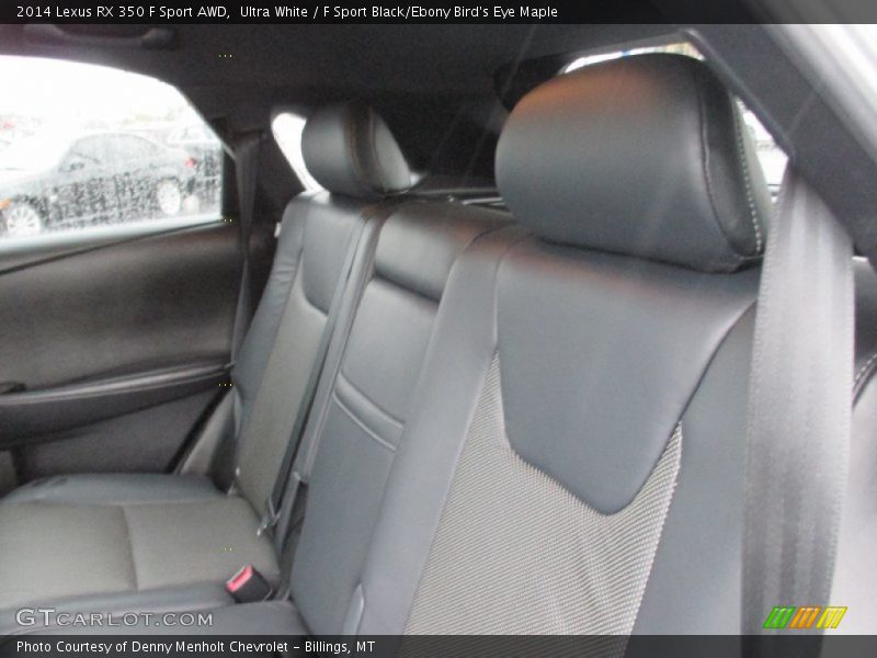 Ultra White / F Sport Black/Ebony Bird's Eye Maple 2014 Lexus RX 350 F Sport AWD