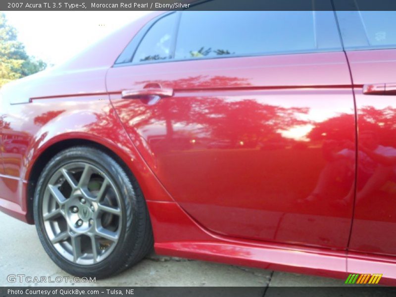 Moroccan Red Pearl / Ebony/Silver 2007 Acura TL 3.5 Type-S