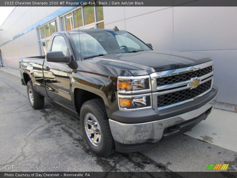 Black / Dark Ash/Jet Black 2015 Chevrolet Silverado 1500 WT Regular Cab 4x4