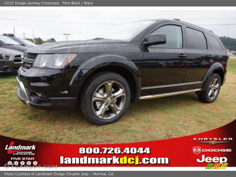 Pitch Black / Black 2015 Dodge Journey Crossroad