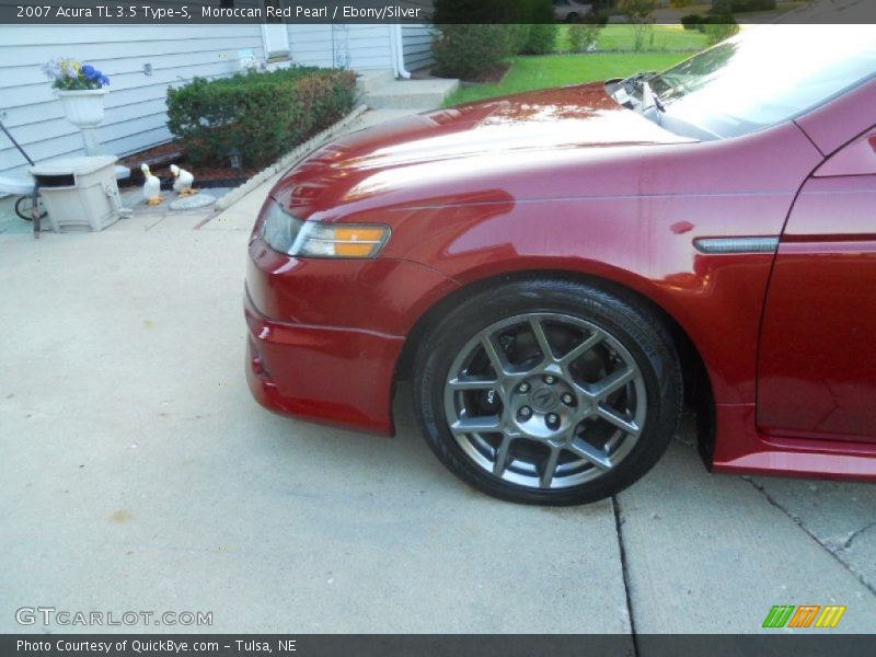 Moroccan Red Pearl / Ebony/Silver 2007 Acura TL 3.5 Type-S