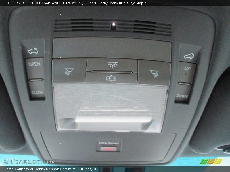 Ultra White / F Sport Black/Ebony Bird's Eye Maple 2014 Lexus RX 350 F Sport AWD