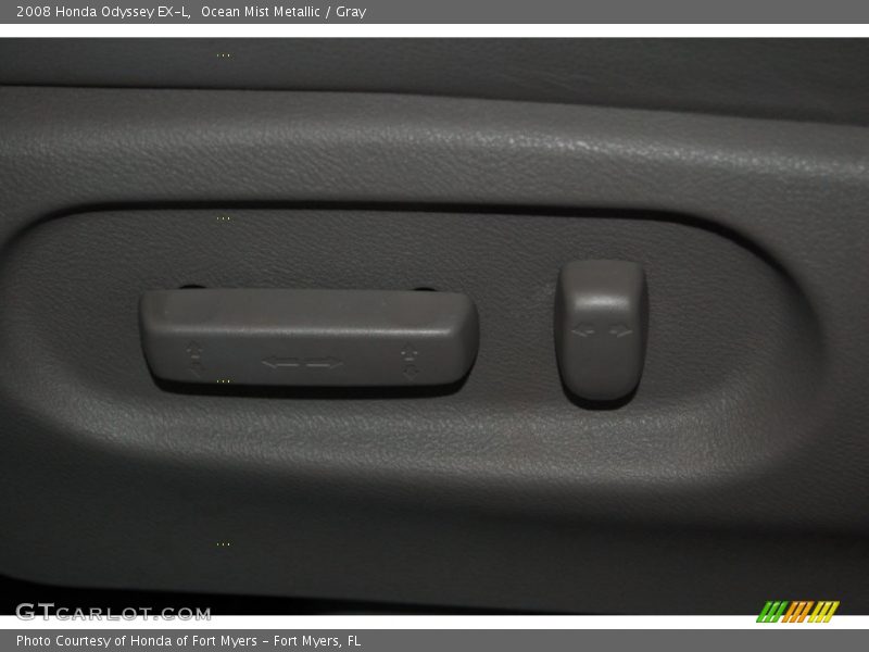 Ocean Mist Metallic / Gray 2008 Honda Odyssey EX-L