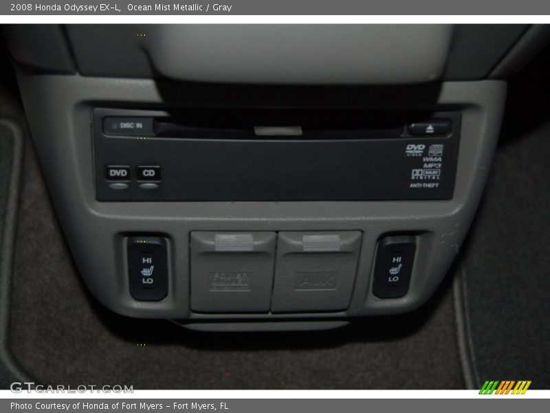 Ocean Mist Metallic / Gray 2008 Honda Odyssey EX-L