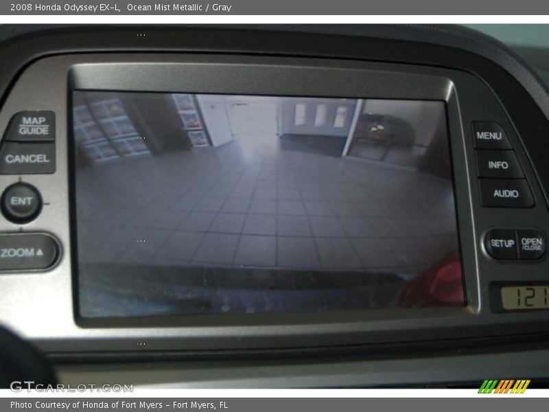 Ocean Mist Metallic / Gray 2008 Honda Odyssey EX-L