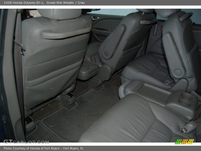 Ocean Mist Metallic / Gray 2008 Honda Odyssey EX-L