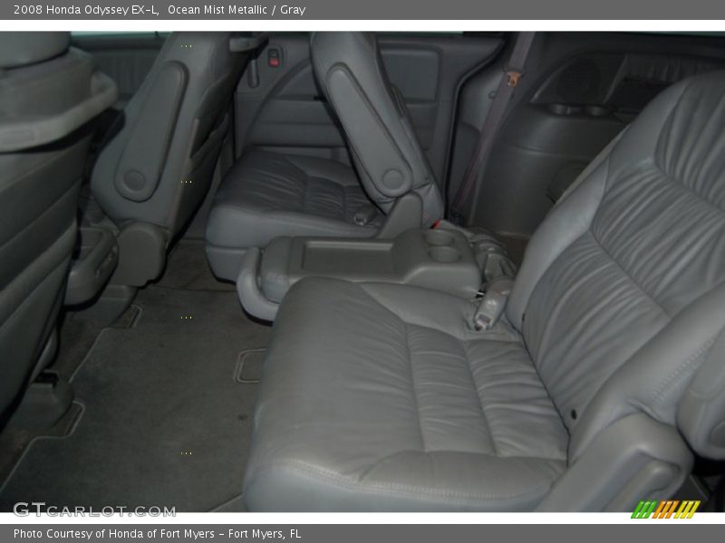 Ocean Mist Metallic / Gray 2008 Honda Odyssey EX-L