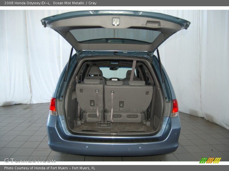 Ocean Mist Metallic / Gray 2008 Honda Odyssey EX-L