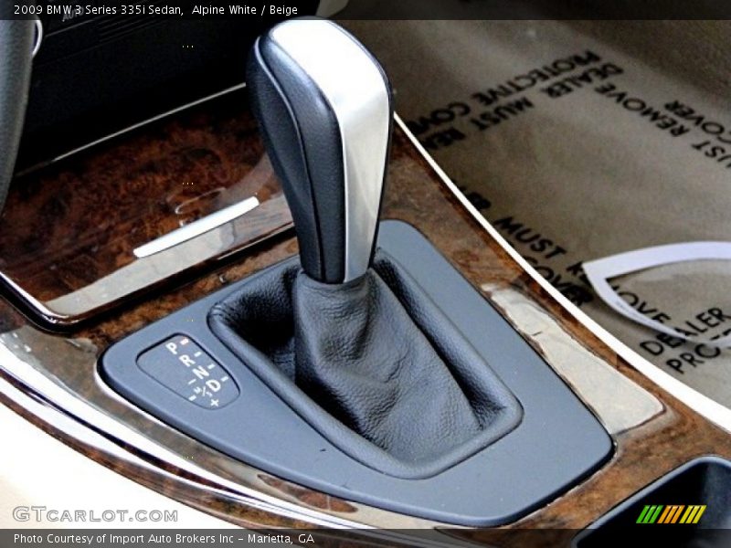  2009 3 Series 335i Sedan 6 Speed Steptronic Automatic Shifter