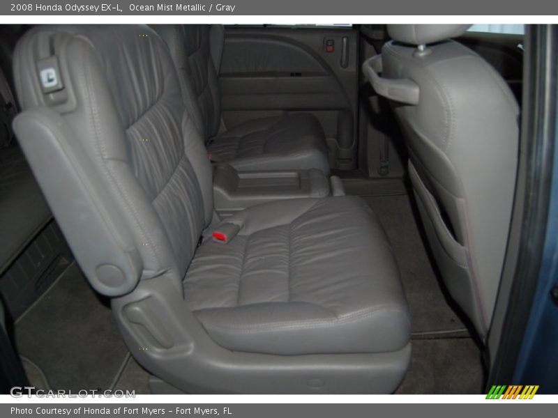 Ocean Mist Metallic / Gray 2008 Honda Odyssey EX-L