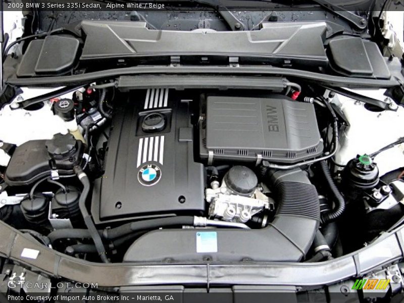  2009 3 Series 335i Sedan Engine - 3.0 Liter Twin-Turbocharged DOHC 24-Valve VVT Inline 6 Cylinder