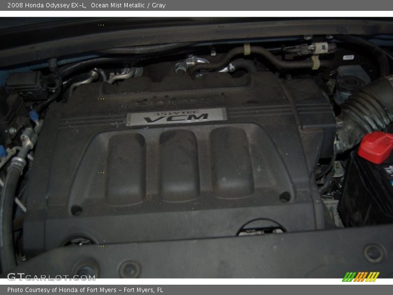 Ocean Mist Metallic / Gray 2008 Honda Odyssey EX-L