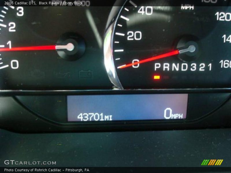 Black Raven / Ebony Black 2006 Cadillac DTS