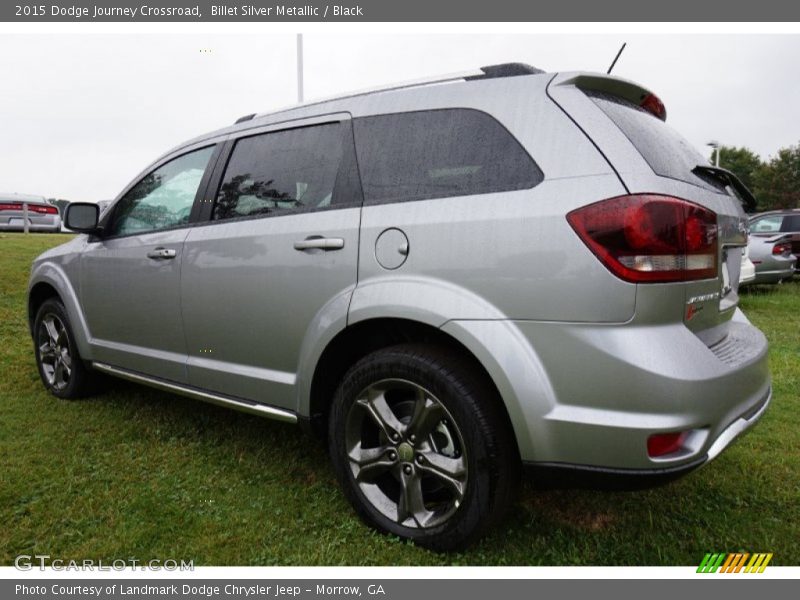 Billet Silver Metallic / Black 2015 Dodge Journey Crossroad
