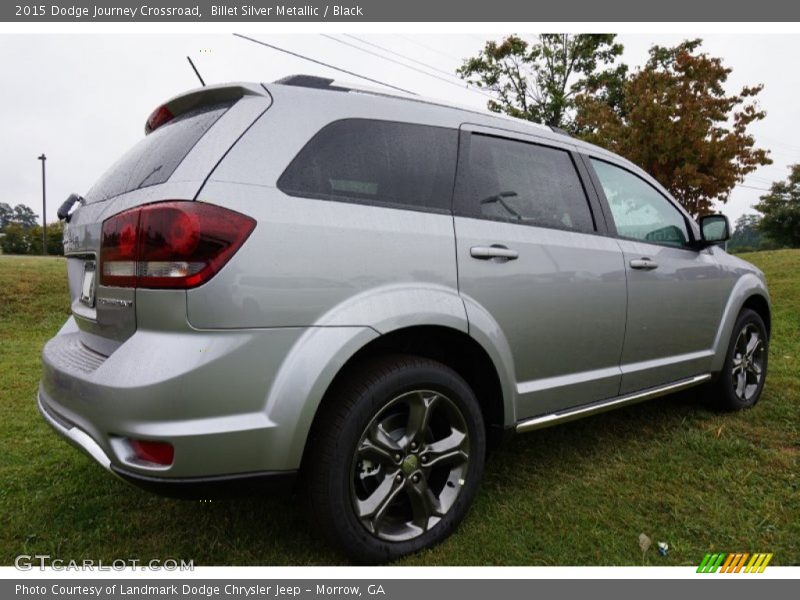 Billet Silver Metallic / Black 2015 Dodge Journey Crossroad