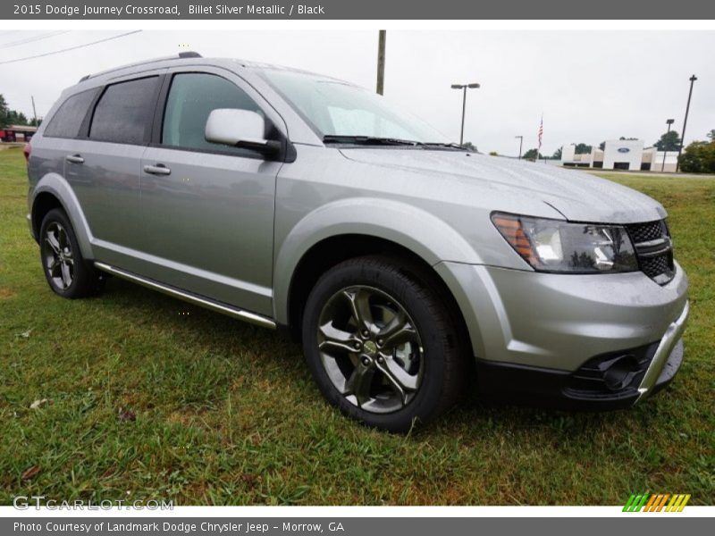 Billet Silver Metallic / Black 2015 Dodge Journey Crossroad