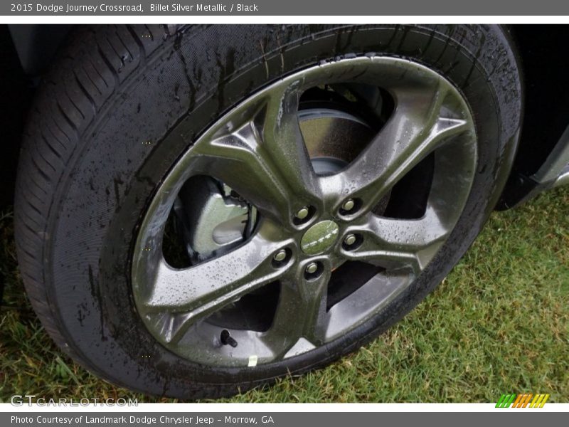 Billet Silver Metallic / Black 2015 Dodge Journey Crossroad