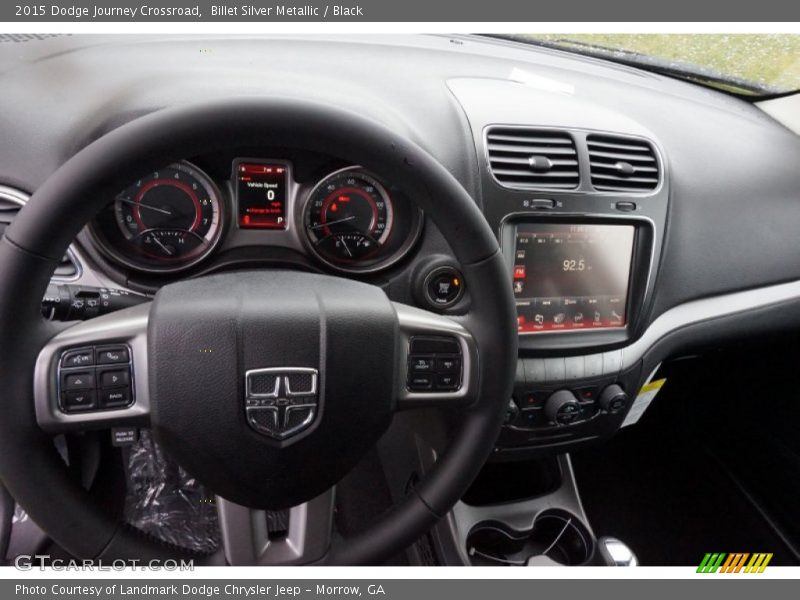 Billet Silver Metallic / Black 2015 Dodge Journey Crossroad