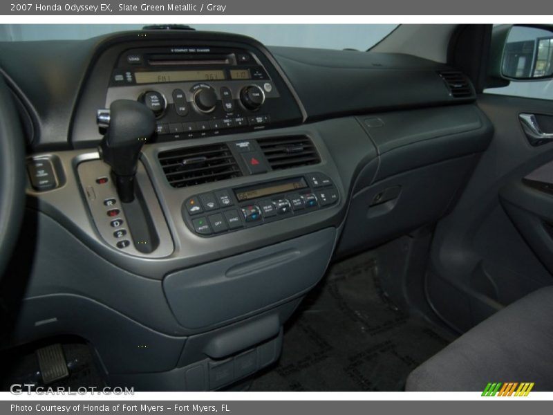 Slate Green Metallic / Gray 2007 Honda Odyssey EX