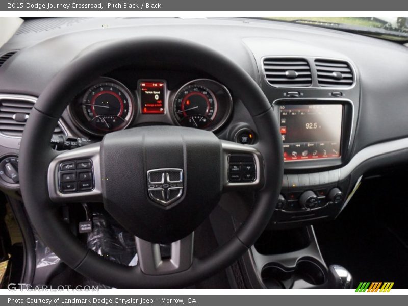 Pitch Black / Black 2015 Dodge Journey Crossroad