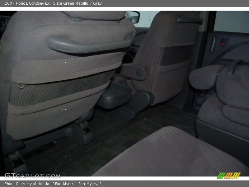 Slate Green Metallic / Gray 2007 Honda Odyssey EX