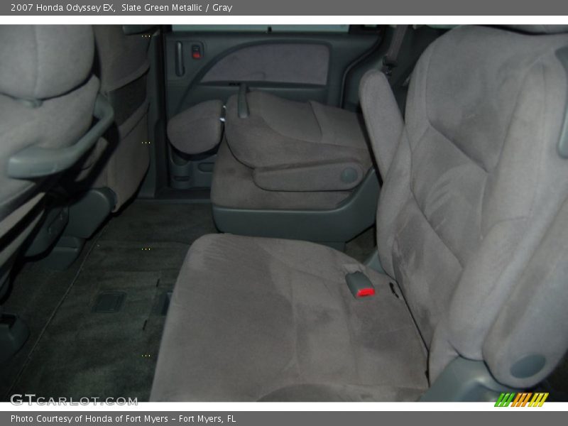 Slate Green Metallic / Gray 2007 Honda Odyssey EX