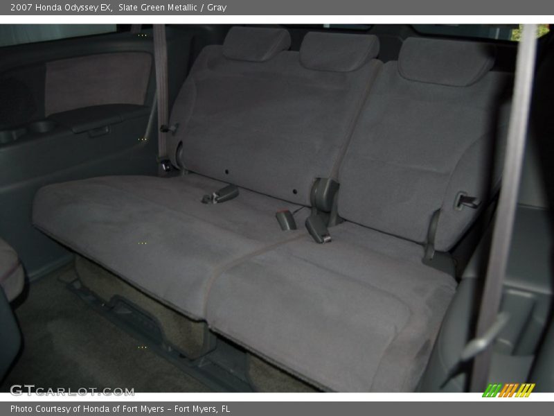 Slate Green Metallic / Gray 2007 Honda Odyssey EX
