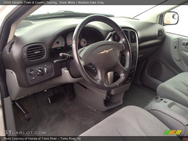 Stone White / Medium Slate Gray 2006 Chrysler Town & Country Touring