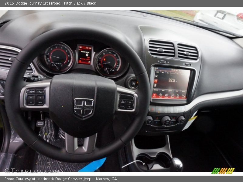 Pitch Black / Black 2015 Dodge Journey Crossroad