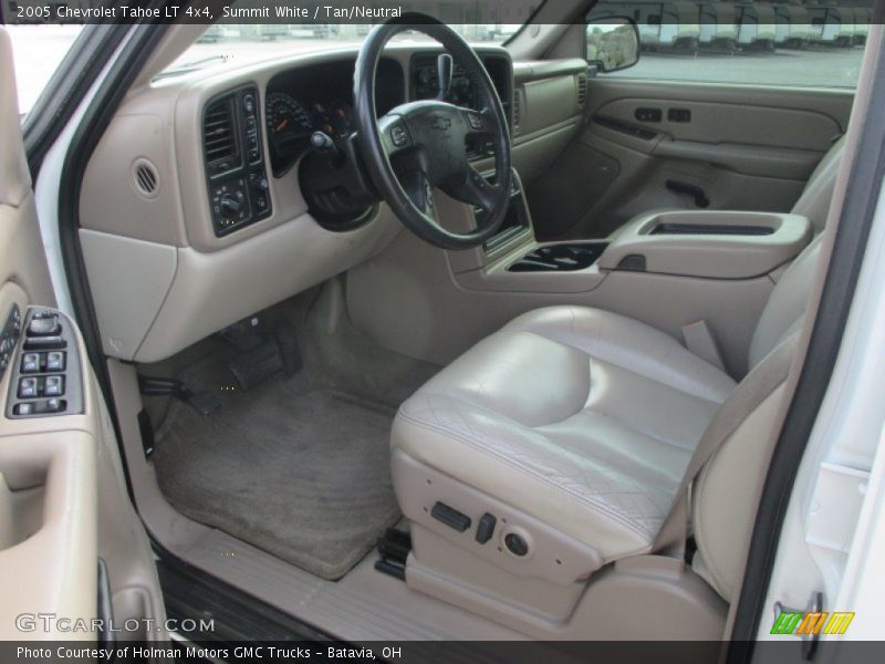Summit White / Tan/Neutral 2005 Chevrolet Tahoe LT 4x4