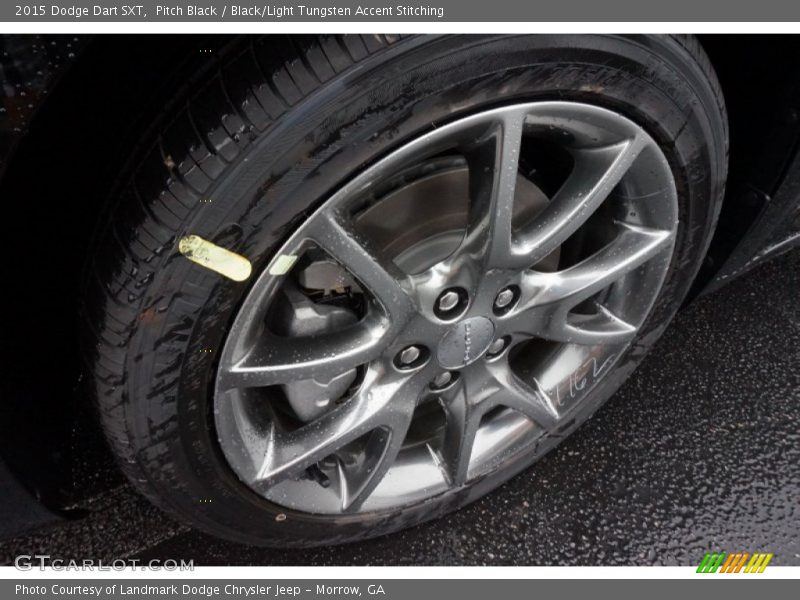 Pitch Black / Black/Light Tungsten Accent Stitching 2015 Dodge Dart SXT