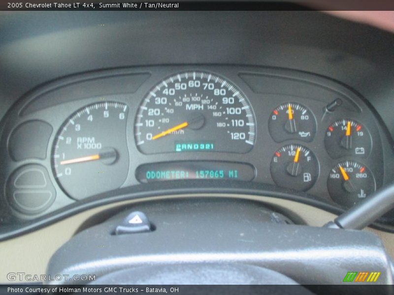 Summit White / Tan/Neutral 2005 Chevrolet Tahoe LT 4x4