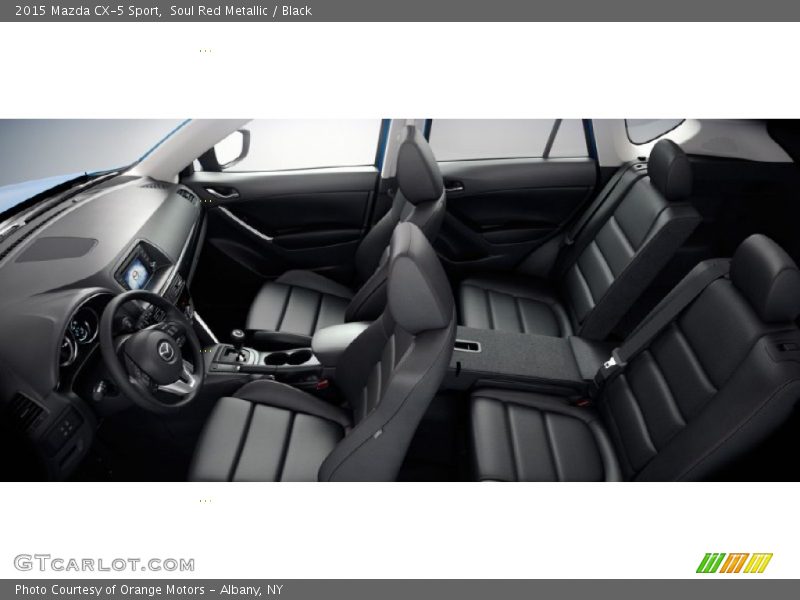 Soul Red Metallic / Black 2015 Mazda CX-5 Sport
