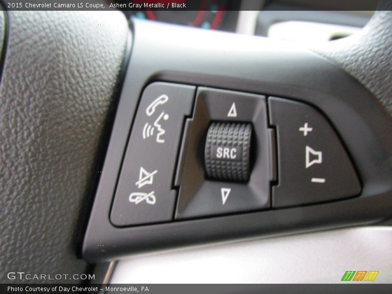 Ashen Gray Metallic / Black 2015 Chevrolet Camaro LS Coupe